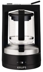Krups KM468910 Kaffeemaschine Schwarz Fassungsvermögen Tassen=12 mit Druckbrühsystem