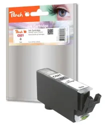 Peach C521 gy Druckerpatrone XL gy ersetzt Canon CLI-521gy, 2937B001 für z.B. Canon Pixma MP 980, Canon Pixma MP 990