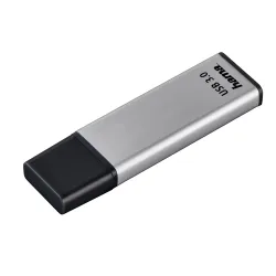 HAMA Classic - USB-Stick (128 GB, Silber)