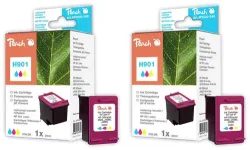 Peach HP 901 C 2 Druckköpfe 2*col ersetzt HP No. 901 C*2, CC656AE*2 für z.B. HP OfficeJet 4500, HP OfficeJet 4500 Wireless, HP OfficeJet J 4500