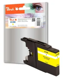 Peach B1280 XLY Druckerpatrone XL ye ersetzt Brother LC-1280XLY für z.B. Brother MFCJ 5910 DW, Brother MFCJ 6510 DW, Brother MFCJ 6710 DW