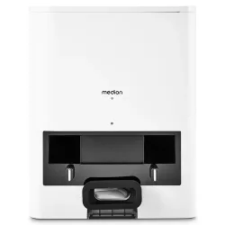 MEDION Absaugstation MD 12035 für Saugroboter MEDION X41 SW (MD 11916), 2 Liter Fassungsvermögen, Automatisches Entleeren & Starke Saugkraft