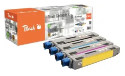Peach O4586 4 Toner (bk, c/m/y) ersetzt OKI 45862840, 45862839, 45862838, 45862837 für z.B. OKI MC 853 dn, OKI MC 853 dnct, OKI MC 853 dnv