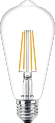 Philips LED 76305300 LED EEK E (A - G) E27 Spezialform 7 W = 60 W Warmweiß (Ø x L) 6.4 cm x 14 cm 1 St.