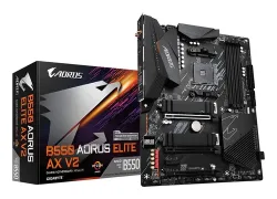 Gigabyte - Mainboard B550 Aorus Elite AX V2, Schwarz