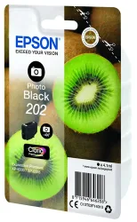Epson E2F1 Druckerpatronen bk - Epson T02F1, No. 202 phbk, C13T02F14010 für z.B. Epson Expression Premium XP -6000