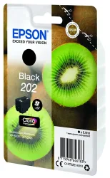 Epson E2E1 Druckerpatronen bk - Epson T02E1, No. 202 bk, C13T02E14010 für z.B. Epson Expression Premium XP -6000, Epson Expression Premium XP -6005