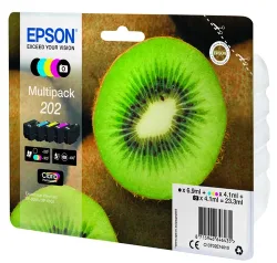 Epson E2E7 Druckerpatronen bk - Epson T02E7, No. 202, C13T02E74010 für z.B. Epson Expression Premium XP -6000, Epson Expression Premium XP -6005