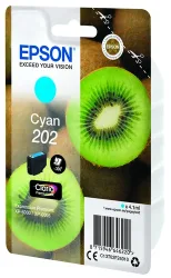 Epson E2F2 Druckerpatronen cy - Epson T02F2, No. 202 c, C13T02F24010 für z.B. Epson Expression Premium XP -6000, Epson Expression Premium XP -6005