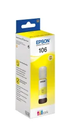Epson E106y Druckerpatronen yellow - Epson No. 106 y, C13T00R440 für z.B. Epson EcoTank ET -7700, Epson EcoTank ET -7750, Epson EcoTank L 7160