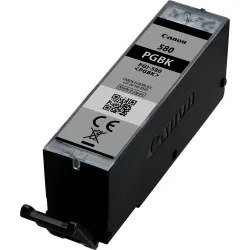 Canon, Canon C580PGBK Druckerpatronen bk - Canon PGI-580PGBK, 2078C001 für z.B. Canon Pixma TS 8350, Canon Pixma TS 6351 a, Canon Pixma TR 8550