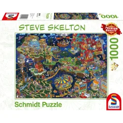 Schmidt - Spiele Verrückte Welt (1000Teile)