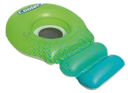 Bestway Schwimmliege Grün-Blau mit Netz