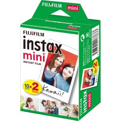 Fujifilm, Fujifilm Instax Mini 2x10 Blätter - Instant Film (Weiss)