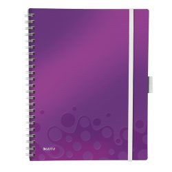 Leitz 46450062 Notizbuch Metallisch, Violett A4 80 Blätter