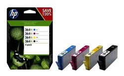 HP H364XL Druckerpatronen XL bk - HP No. 364XL, J3M83AE für z.B. HP PhotoSmart eStation C 510, HP PhotoSmart 7520 e All-in-One, HP DeskJet D 5400