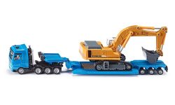 Schwertransporter mit Tiefbettauflieger