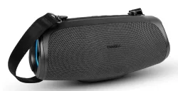 MEDION LIFE P61746 Tragbarer Bluetooth® Lautsprecher M anthrazit, Dual Illuminated (RGB-Lichteffekte), Bluetooth® 5.3, integrierter Akku mit bis zu 45 Stunden Laufzeit, robustes & mobiles Design, 2 x 15 W RMS