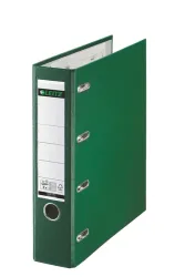 Leitz Doppelordner A4 80 mm Grün 4 Ringe 1012 PP (Polypropylen) Hochformat