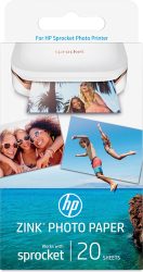 HP Zink 5 x 7 6cm Photo Paper 20 Blatt W4Z13A