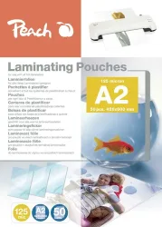 Peach 500 x A2 Laminierfolien, 125 mic, glänzend