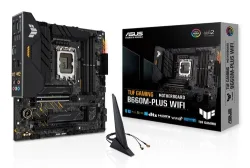 ASUS, Asus TUF GAMING B660M-PLUS WIFI Mainboard Sockel (PC) Intel® LGA 1700 Formfaktor (Details) Micro-ATX Mainboard-Chipsatz