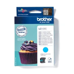 Brother B123C Druckerpatronen XL cy - Brother LC-123C für z.B. Brother MFCJ 6720 DW, Brother MFCJ 6520 DW, Brother MFCJ 4410 DW, Brother DCPJ 552 DW