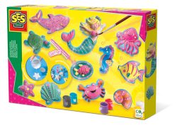 SES Creative ® Gipsgießset Meerestiere - bunt
