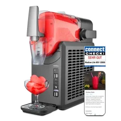 MEDION LIFE Slush-Eismaschine MD12090, 2,6 L Slush-Eis Kapazität, Härtegradkontrolle, 5 Modi,  30?60 Minuten Zubereitungszeit², Abnehmbarer Tank