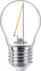 Philips LED, Philips LED 76425800 LED EEK F (A - G) E27 Tropfenform 1.4 W = 15 W Warmweiß (Ø x L) 4.5 cm x 7.8 cm 1 St.