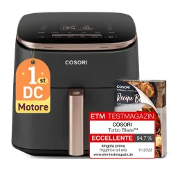 Cosori TurboBlaze Chef Edition 6L Ceramic Coating Airfryer – Airfryer - Friteuse – schwarz