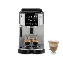 De'Longhi Kaffeevollautomat Magnifica Start ECAM 220.30.SB, für Bohnen/Pulver, 1450 W, bis 1,8 l/250 g, Milchaufschäumer, silber-schwarz