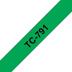 PTOUCH Band, laminiert schwarz/grün TC-791 PT-3000 9 mm