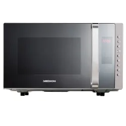 MEDION LIFE 3in1 Mikrowelle MD 17495, Kombination aus Mikrowelle, Grill und Ofen, 10 Automatikprogramme, edles Design