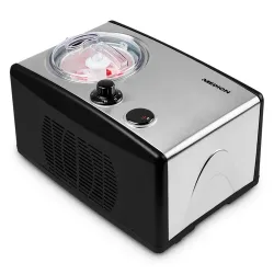 MEDION LIFE Eismaschine MD 18387, Kapazität für 1,5 L Eis (Füllmenge: 800 ml), selbstkühlend mit Kompressor, geeignet für die Zubereitung von Eiscreme, Frozen Yoghurt & Sorbet
