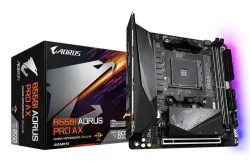 Gigabyte - B550I Aorus Pro AX (AM4, AMD B550, Mini ITX), Schwarz