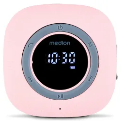 MEDION LIFE S66884 Duschradio, LED-Display, UKW-Radio, IPX6 Schutz, Bluetooth® 5.0, 30 W Ausgangsleistung (3 W RMS)