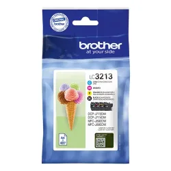 Brother B3213VALDR Druckerpatronen XL (bk, c, m, y) - Brother LC-3213VALDR für z.B. Brother DCPJ 774 DW, Brother DCPJ 572 DW, Brother DCPJ 770
