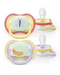 PHILIPS AVENT, Philips Avent Ultra Air Sucette +0m Air Night papillon/chenille