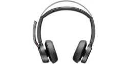 HP Poly Voyager Focus 2 On Ear Headset Bluetooth® Stereo Schwarz Noise Cancelling Headset Computer