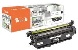 Peach HP 504 ABK Toner bk ersetzt HP No. 504A BK, CE250A für z.B. HP Color LaserJet CM 3500, HP Color LaserJet CM 3530 FS MFP