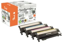 Peach S404 4 Toner (bk, c/m/y) ersetzt Samsung CLT-P404C, SU365A für z.B. Samsung Xpress C 430, Samsung Xpress C 480 FN, Samsung Xpress SLC 430