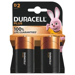 Duracell - Plus, Alkaline-Bat.,2Stk, D(LR20)
