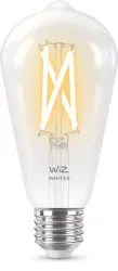 Leuchtmittel WiZ Glas E27 6.7 W - Farbe: Transparent - LED - Lichtfarbe: Extra warmweiss - Helles Neutralweiss - Leuchtmittel- LED Leuchtmittel