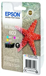 Epson E603 Druckerpatronen (c, m, y) - Epson No. 603, C13T03U54010 für z.B. Epson Expression Home XP -2100, Epson Expression Home XP -2105