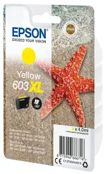 Epson E603XLY Druckerpatronen XL y - Epson No. 603XLY, C13T03A44010 für z.B. Epson Expression Home XP -2100, Epson Expression Home XP -2105