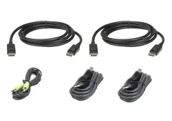 ATEN 2L-7D02UDPX5 DisplayPort Dual Display Secure KVM Kabel Set
