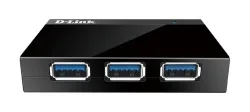 D-LINK, D-Link DUB-1340/E USB-Hub 4 Port USB-A USB 3.0 5 GBit/s Schwarz DUB-1340/E