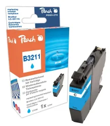 Peach B3211 C Druckerpatrone cy ersetzt Brother LC-3211C für z.B. Brother DCPJ 774 DW, Brother DCPJ 572 DW, Brother DCPJ 770, Brother DCPJ 772 DW