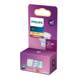 Philips LED 77405900 LED EEK F (A - G) GU4 Reflektor 2.3 W = 20 W Warmweiß (Ø x L) 3.55 cm x 3.95 cm 1 St.
